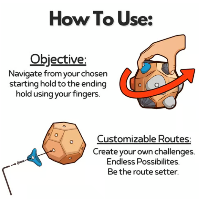 🧗‍♀️Χειροποίητο μπλοκ από ογκόλιθους - Χτίστε δύναμη και ακρίβεια